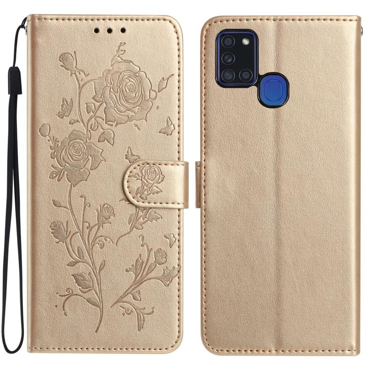 Rose Flower Embossing Pattern Leather Phone Case, For Samsung Galaxy A12, For Samsung Galaxy A42, For Samsung Galaxy A42 5G, For Samsung Galaxy A21S, For Samsung Galaxy A51, For Samsung Galaxy A20e, For Samsung Galaxy A40, For Samsung Galaxy A10 / M10 ...