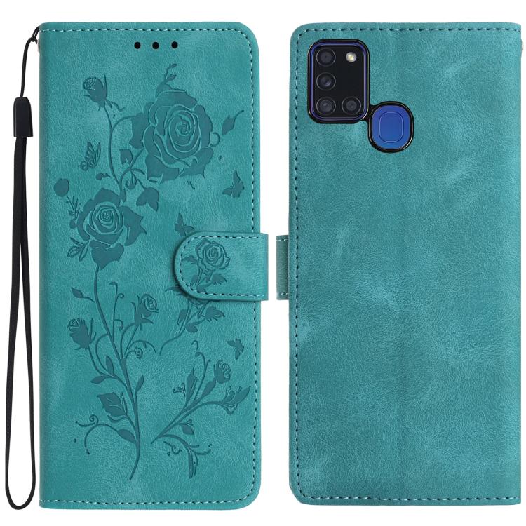 Rose Flower Embossing Pattern Leather Phone Case, For Samsung Galaxy A12, For Samsung Galaxy A42, For Samsung Galaxy A42 5G, For Samsung Galaxy A21S, For Samsung Galaxy A51, For Samsung Galaxy A20e, For Samsung Galaxy A40, For Samsung Galaxy A10 / M10 ...