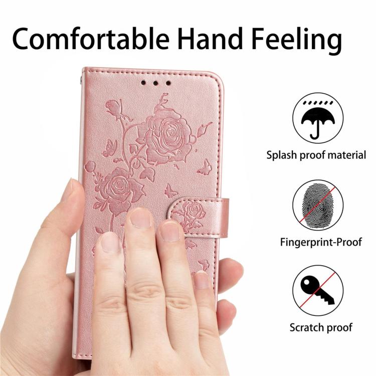 Rose Flower Embossing Pattern Leather Phone Case, For Samsung Galaxy A22, For Samsung Galaxy A22 5G, For Samsung Galaxy A32, For Samsung Galaxy A72, For Samsung Galaxy A52, For Samsung Galaxy A32 5G, For Samsung Galaxy A02S 164mm US��������������������...