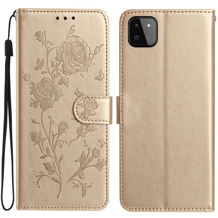 Rose Flower Embossing Pattern Leather Phone Case, For Samsung Galaxy A22, For Samsung Galaxy A22 5G, For Samsung Galaxy A32, For Samsung Galaxy A72, For Samsung Galaxy A52, For Samsung Galaxy A32 5G, For Samsung Galaxy A02S 164mm US��������������������...