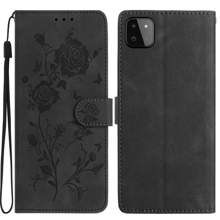 Rose Flower Embossing Pattern Leather Phone Case, For Samsung Galaxy A22, For Samsung Galaxy A22 5G, For Samsung Galaxy A32, For Samsung Galaxy A72, For Samsung Galaxy A52, For Samsung Galaxy A32 5G, For Samsung Galaxy A02S 164mm US��������������������...