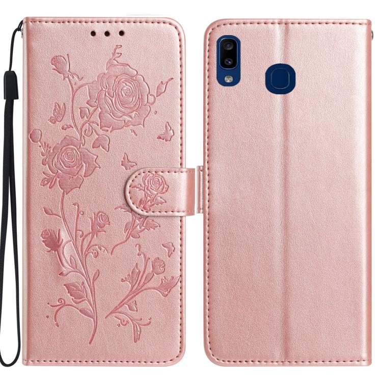 Rose Flower Embossing Pattern Leather Phone Case, For Samsung Galaxy A42 5G, For Samsung Galaxy A21S, For Samsung Galaxy A51, For Samsung Galaxy A20e, For Samsung Galaxy A40, For Samsung Galaxy A10 / M10, For Samsung Galaxy A20 / A30�������������������...