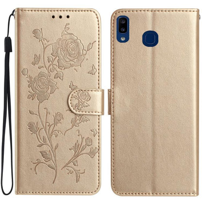 Rose Flower Embossing Pattern Leather Phone Case, For Samsung Galaxy A42 5G, For Samsung Galaxy A21S, For Samsung Galaxy A51, For Samsung Galaxy A20e, For Samsung Galaxy A40, For Samsung Galaxy A10 / M10, For Samsung Galaxy A20 / A30�������������������...
