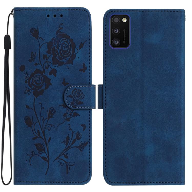 Rose Flower Embossing Pattern Leather Phone Case, For Samsung Galaxy A13 5G, For Samsung Galaxy A41, For Samsung Galaxy A22, For Samsung Galaxy A22 5G, For Samsung Galaxy A32, For Samsung Galaxy A72, For Samsung Galaxy A52, For Samsung Galaxy A32 5G   ...