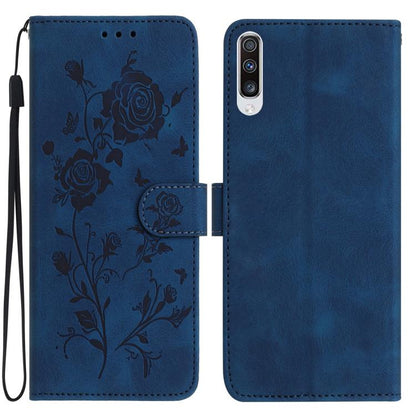 Rose Flower Embossing Pattern Leather Phone Case, For Samsung Galaxy A42 5G, For Samsung Galaxy A21S, For Samsung Galaxy A51, For Samsung Galaxy A20e, For Samsung Galaxy A40, For Samsung Galaxy A10 / M10, For Samsung Galaxy A20 / A30�������������������...