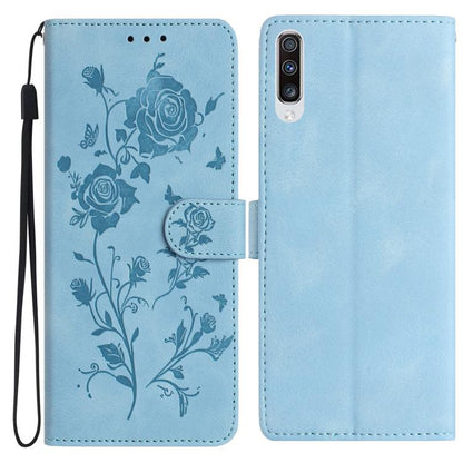 Rose Flower Embossing Pattern Leather Phone Case, For Samsung Galaxy A42 5G, For Samsung Galaxy A21S, For Samsung Galaxy A51, For Samsung Galaxy A20e, For Samsung Galaxy A40, For Samsung Galaxy A10 / M10, For Samsung Galaxy A20 / A30�������������������...