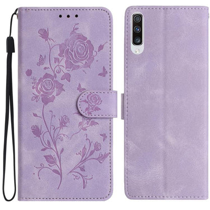 Rose Flower Embossing Pattern Leather Phone Case, For Samsung Galaxy A42 5G, For Samsung Galaxy A21S, For Samsung Galaxy A51, For Samsung Galaxy A20e, For Samsung Galaxy A40, For Samsung Galaxy A10 / M10, For Samsung Galaxy A20 / A30�������������������...