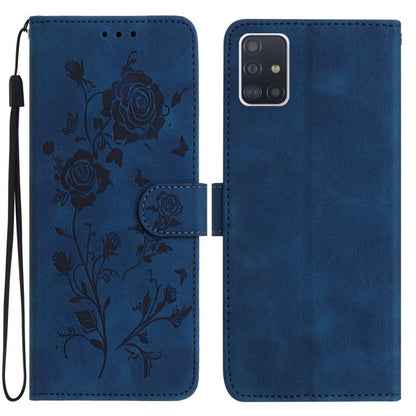 Rose Flower Embossing Pattern Leather Phone Case, For Samsung Galaxy A42 5G, For Samsung Galaxy A21S, For Samsung Galaxy A51, For Samsung Galaxy A20e, For Samsung Galaxy A40, For Samsung Galaxy A10 / M10, For Samsung Galaxy A20 / A30�������������������...