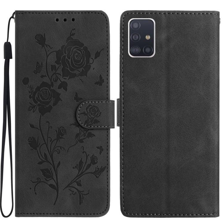 Rose Flower Embossing Pattern Leather Phone Case, For Samsung Galaxy A42 5G, For Samsung Galaxy A21S, For Samsung Galaxy A51, For Samsung Galaxy A20e, For Samsung Galaxy A40, For Samsung Galaxy A10 / M10, For Samsung Galaxy A20 / A30�������������������...