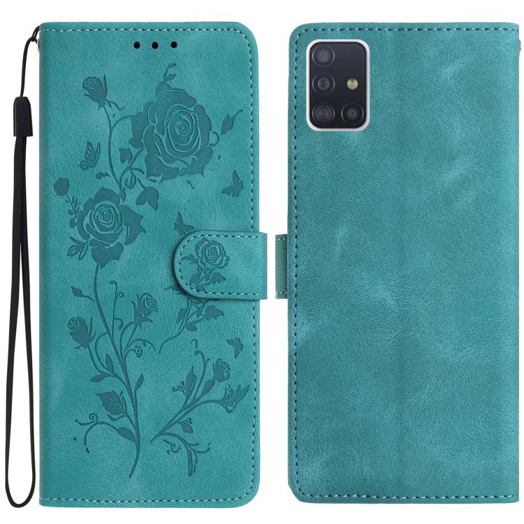 Rose Flower Embossing Pattern Leather Phone Case, For Samsung Galaxy A42 5G, For Samsung Galaxy A21S, For Samsung Galaxy A51, For Samsung Galaxy A20e, For Samsung Galaxy A40, For Samsung Galaxy A10 / M10, For Samsung Galaxy A20 / A30�������������������...