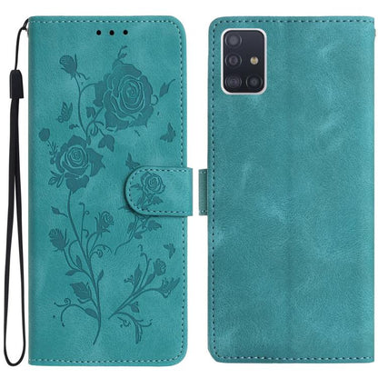 Rose Flower Embossing Pattern Leather Phone Case, For Samsung Galaxy A42 5G, For Samsung Galaxy A21S, For Samsung Galaxy A51, For Samsung Galaxy A20e, For Samsung Galaxy A40, For Samsung Galaxy A10 / M10, For Samsung Galaxy A20 / A30�������������������...