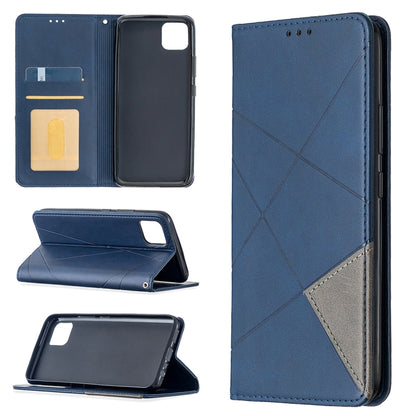 Rhombus Texture Horizontal Flip Magnetic Leather Case with Holder & Card Slots, For OPPO Realme C11, For OPPO Realme 6, For OPPO Realme 6 Pro, For OPPO Reno3 Pro, For OPPO Reno4 Pro 5G