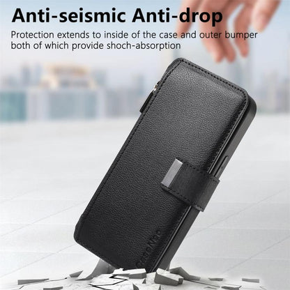 CaseNeo MagSafe RFID Anti-theft Zipper Wallet Retro Leather Phone Case, For Huawei nova 16, For Huawei Pura 90 5G, For Huawei Enjoy 90 Plus 5G, For Huawei Mate 70 Air 5G, For Huawei Pura 80 Ultra 5G, For Huawei Pura 80 Pro / 80 Pro+ 5G                 ...