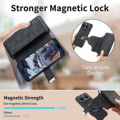 CaseNeo MagSafe RFID Anti-theft Zipper Wallet Retro Leather Phone Case, For Huawei nova 16, For Huawei Pura 90 5G, For Huawei Enjoy 90 Plus 5G, For Huawei Mate 70 Air 5G, For Huawei Pura 80 Ultra 5G, For Huawei Pura 80 Pro / 80 Pro+ 5G                 ...