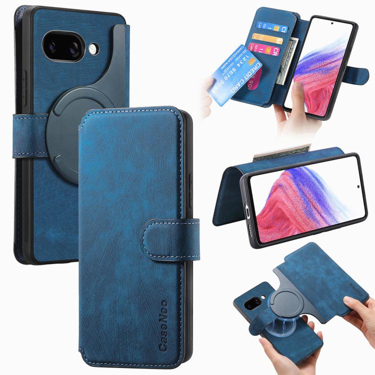 CaseNeo MagSafe RFID Anti-theft Retro Leather Phone Case, For Google Pixel 10a, For Google Pixel 10 Pro XL / 9 Pro XL, For Google Pixel 10 / 10 Pro / 9 / 9 Pro, For Google Pixel 9a
