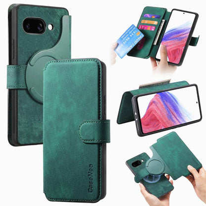 CaseNeo MagSafe RFID Anti-theft Retro Leather Phone Case, For Google Pixel 10a, For Google Pixel 10 Pro XL / 9 Pro XL, For Google Pixel 10 / 10 Pro / 9 / 9 Pro, For Google Pixel 9a