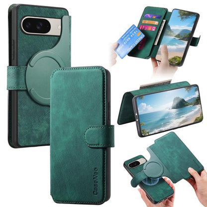 CaseNeo MagSafe RFID Anti-theft Retro Leather Phone Case, For Google Pixel 10a, For Google Pixel 10 Pro XL / 9 Pro XL, For Google Pixel 10 / 10 Pro / 9 / 9 Pro, For Google Pixel 9a