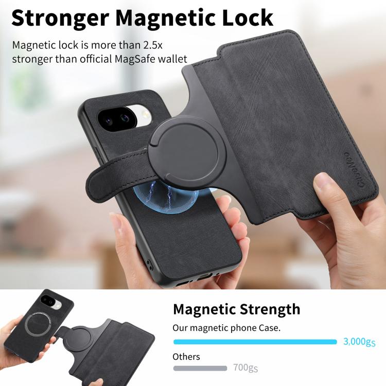 CaseNeo MagSafe RFID Anti-theft Retro Leather Phone Case, For Google Pixel 10a, For Google Pixel 10 Pro XL / 9 Pro XL, For Google Pixel 10 / 10 Pro / 9 / 9 Pro, For Google Pixel 9a
