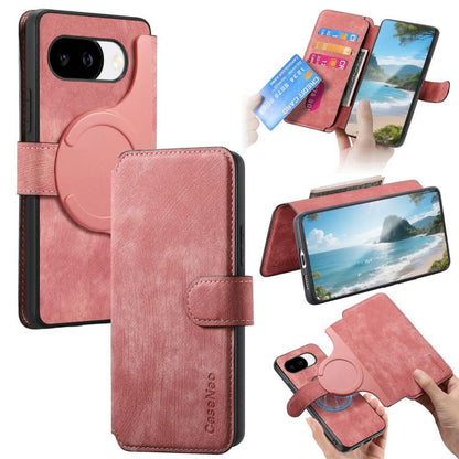 CaseNeo MagSafe RFID Anti-theft Retro Leather Phone Case, For Google Pixel 10a, For Google Pixel 10 Pro XL / 9 Pro XL, For Google Pixel 10 / 10 Pro / 9 / 9 Pro, For Google Pixel 9a