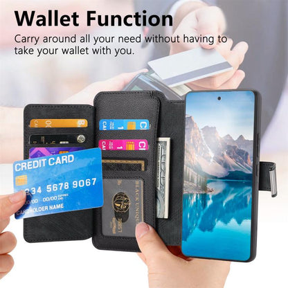 CaseNeo MagSafe RFID Anti-theft Zipper Wallet Retro Leather Phone Case, For Galaxy S26+ 5G, For Galaxy S26 Ultra 5G, For Galaxy S26 5G, For Galaxy S25 FE 5G, For Galaxy S25 Edge 5G, For Galaxy S25 5G, For Galaxy S25+ 5G, For Galaxy S25 Ultra 5G        ...