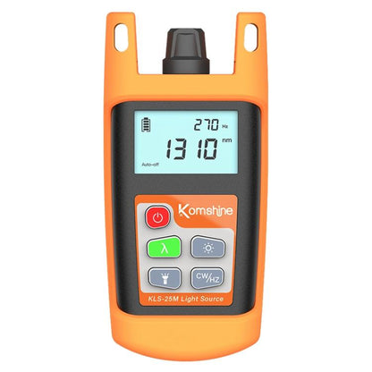 Komshine KLS-25m Dual Wavelength Handheld Fiber Optic Line Tester, KLS-25m