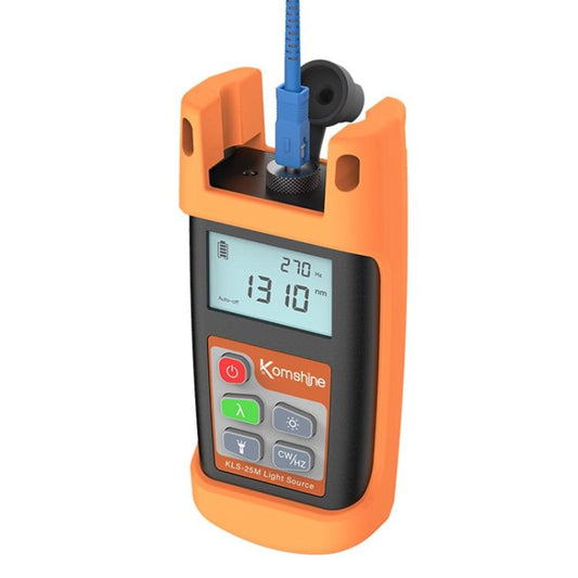Komshine KLS-25m Dual Wavelength Handheld Fiber Optic Line Tester, KLS-25m