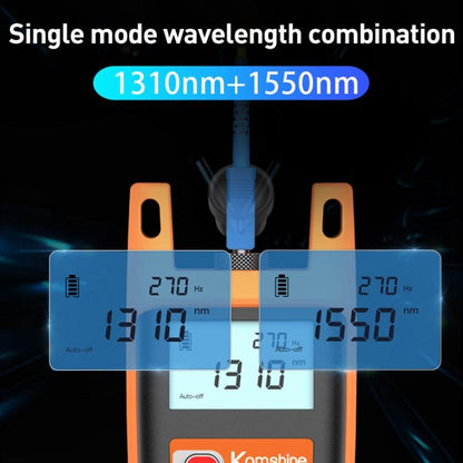 Komshine KLS-25m Dual Wavelength Handheld Fiber Optic Line Tester, KLS-25m