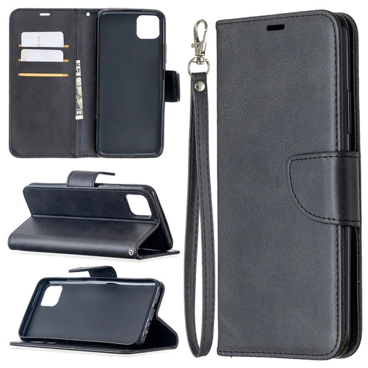Retro Lambskin Texture Pure Color Horizontal Flip PU Leather Case, with Holder & Card Slots & Wallet & Lanyard, For OPPO Realme C11, For OPPO Realme 6, For OPPO Realme 6 Pro, For OPPO Reno3 Pro, For OPPO Reno4 Pro 5G