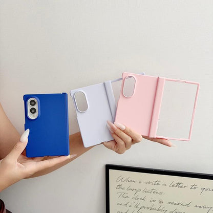 3 in 1 Skin Feel PC Phone Case, For Galaxy Z Fold8 5G, For Samsung Galaxy Z Fold7 5G