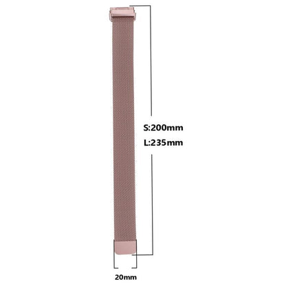 xDfind Milanese Magnetic Metal Watch Band, Size: L, Size: L