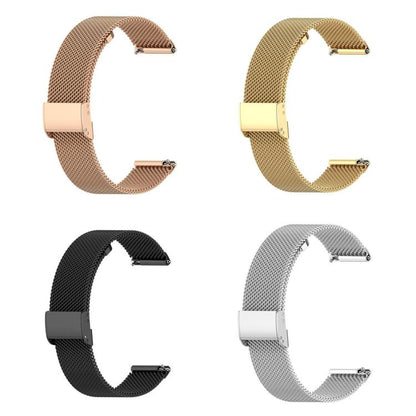xDfind Buckle Metal Mesh Watch Band, 12mm, 18mm, For Garmin Lily 2 14mm, 20mm, 22mm