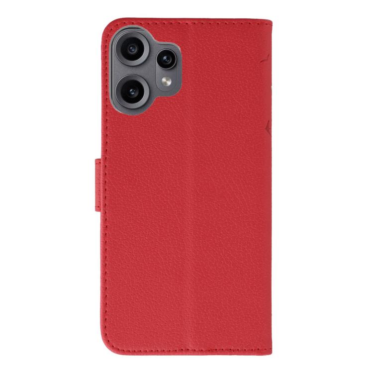 Feather Pattern Litchi Texture Leather Phone Case, For Nothing CMF Phone 2 Pro