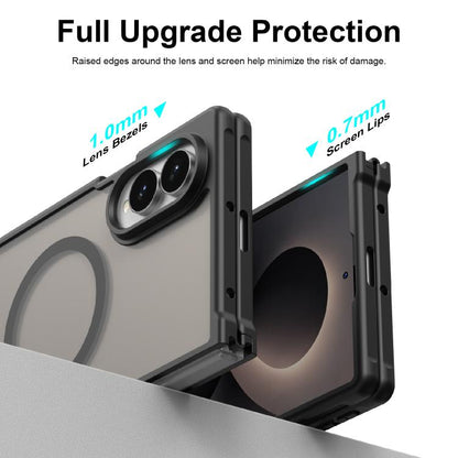 Fan Dun Series TPU Hybrid PC Frosted Magsafe Phone Case, For Galaxy Z Fold8 5G, For Galaxy Z Flip8 5G, For Samsung Galaxy Z Fold7 5G, For Samsung Galaxy Z Flip7 5G