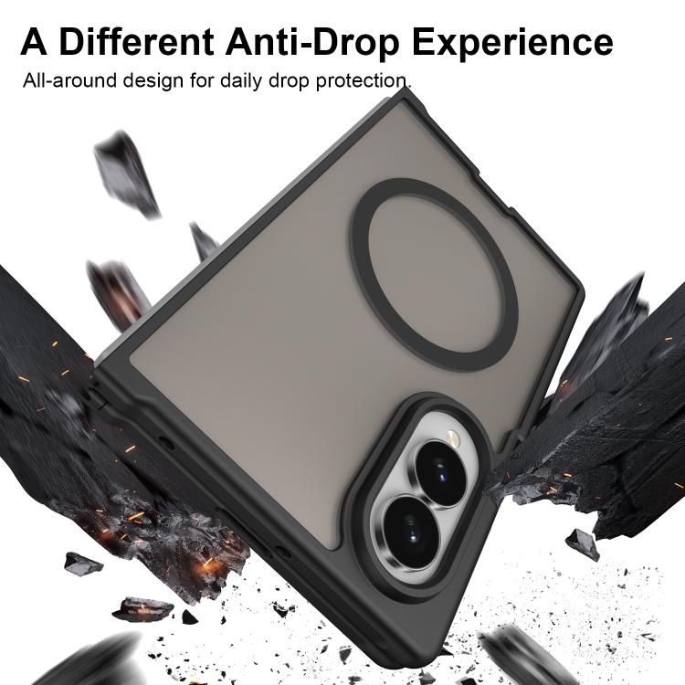 Fan Dun Series TPU Hybrid PC Frosted Magsafe Phone Case, For Galaxy Z Fold8 5G, For Galaxy Z Fold8 Ultra 5G, For Galaxy Z Flip8 5G, For Samsung Galaxy Z Fold7 5G, For Samsung Galaxy Z Flip7 5G