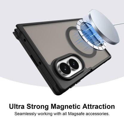Fan Dun Series TPU Hybrid PC Frosted Magsafe Phone Case, For Galaxy Z Fold8 5G, For Galaxy Z Flip8 5G, For Samsung Galaxy Z Fold7 5G, For Samsung Galaxy Z Flip7 5G