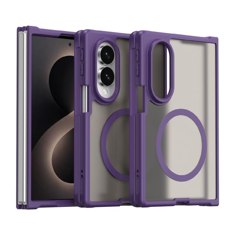 Fan Dun Series TPU Hybrid PC Frosted Magsafe Phone Case, For Galaxy Z Fold8 5G, For Galaxy Z Fold8 Ultra 5G, For Galaxy Z Flip8 5G, For Samsung Galaxy Z Fold7 5G, For Samsung Galaxy Z Flip7 5G