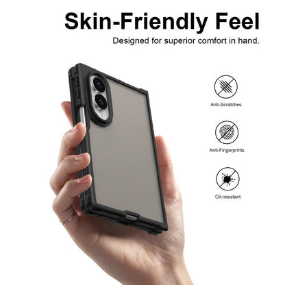 Fan Dun Series TPU Hybrid PC Frosted Phone Case, For Galaxy Z Fold8 5G, For Galaxy Z Fold8 Ultra 5G, For Galaxy Z Flip8 5G, For Samsung Galaxy Z Fold7 5G, For Samsung Galaxy Z Flip7 5G