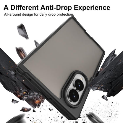 Fan Dun Series TPU Hybrid PC Frosted Phone Case, For Galaxy Z Fold8 5G, For Galaxy Z Fold8 Ultra 5G, For Galaxy Z Flip8 5G, For Samsung Galaxy Z Fold7 5G, For Samsung Galaxy Z Flip7 5G