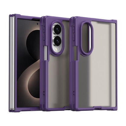 Fan Dun Series TPU Hybrid PC Frosted Phone Case, For Galaxy Z Fold8 5G, For Galaxy Z Fold8 Ultra 5G, For Galaxy Z Flip8 5G, For Samsung Galaxy Z Fold7 5G, For Samsung Galaxy Z Flip7 5G