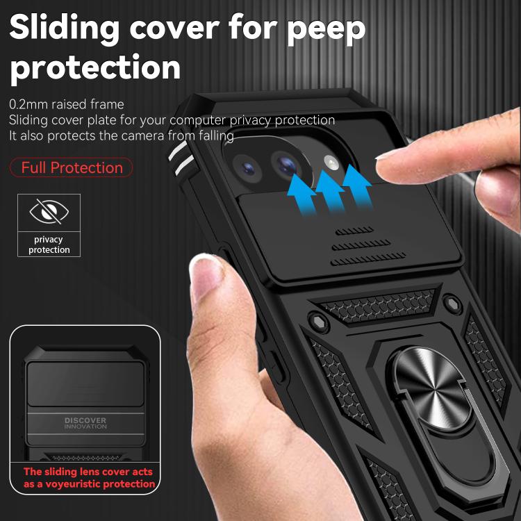 Sliding Camshield Holder Phone Case, For Google Pixel 10a, For Google Pixel 10 Pro XL, For Google Pixel 10 Pro, For Google Pixel 10, For Google Pixel 9 Pro XL