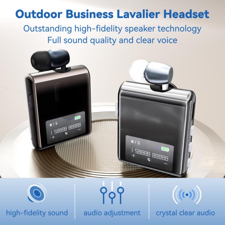 K89 Business Lavalier Single Ear Bluetooth Earphones