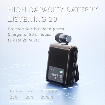 K89 Business Lavalier Single Ear Bluetooth Earphones
