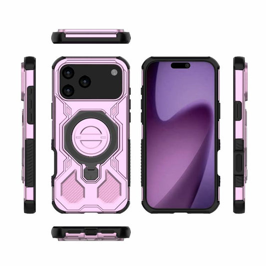 J-20 Solid Color MagSafe Magnetic TPU+PC Phone Case