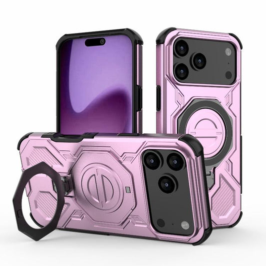 J-20 Solid Color MagSafe Magnetic TPU+PC Phone Case