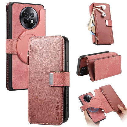 CaseNeo MagSafe RFID Anti-theft Zipper Wallet Retro Leather Phone Case, For Realme 16 Pro+ 5G, For Realme 16 Pro 5G, For Realme GT 8 Pro Global, For Realme 15T 5G Global, For Realme 14, For Realme 14 Pro+, For Realme 14 Pro, For Realme Neo7            ...