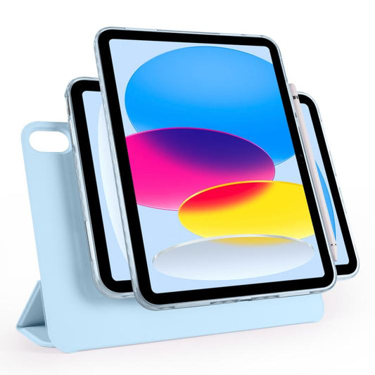 Trifold Magnetic Split Acrylic Leather Tablet Case