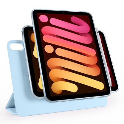 Trifold Magnetic Split Acrylic Leather Tablet Case