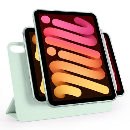 Trifold Magnetic Split Acrylic Leather Tablet Case