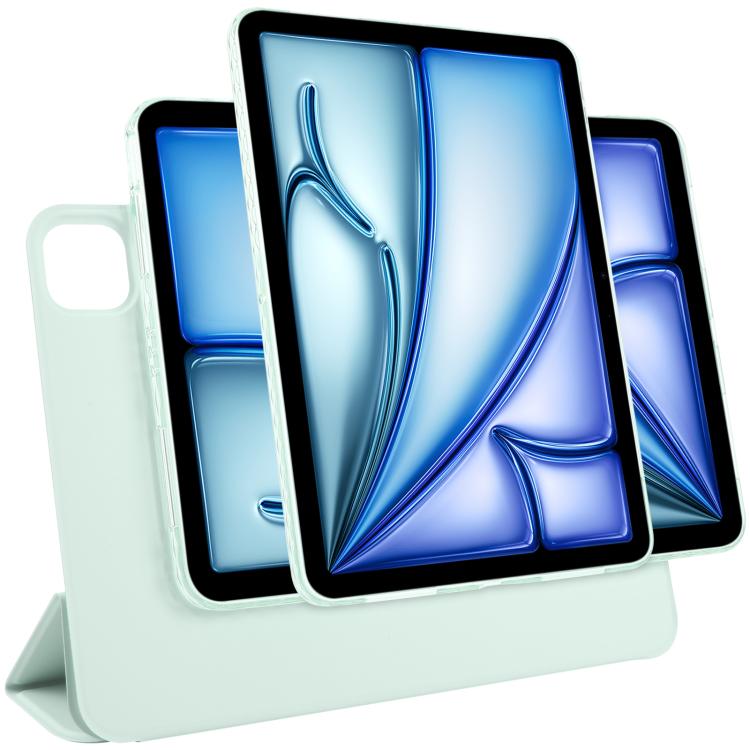 Trifold Magnetic Split Acrylic Leather Tablet Case