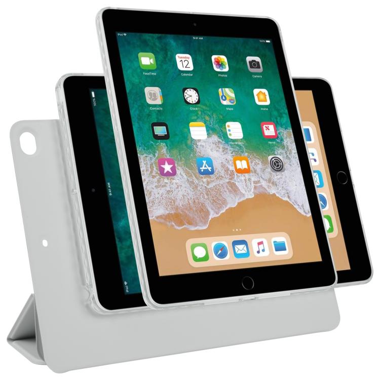 Trifold Magnetic Split Acrylic Leather Tablet Case